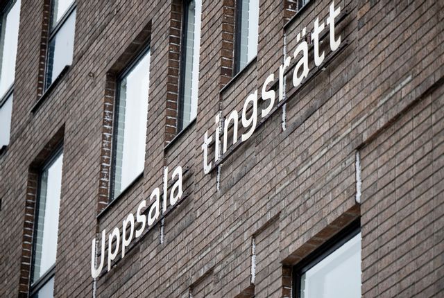 Uppsala tingsrätt dömer mannen till 14 års fängelse. Foto: Christine Olsson/TT