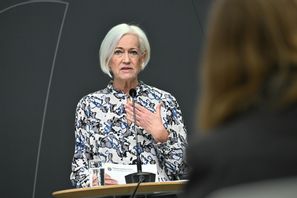 Sjukvårdsminister Acko Ankarberg Johansson (KD). Arkivbild Claudio Bresciani/TT