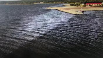 Oljeläckaget i Piteå. Foto: Räddningstjänsten Norrbotten