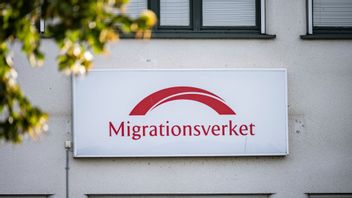Skylt till Migrationsverkets kontor i Malmö. Foto: Johan Nilsson/TT