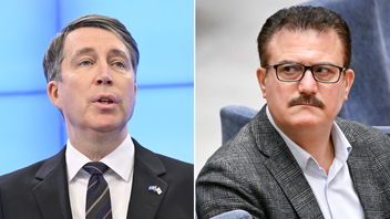 Richard Jomshof sågar Jamal el-Hajs debattartikel om att invandring räddar välfärden. Foto: Henrik Montgomery/Jessica Gow/TT