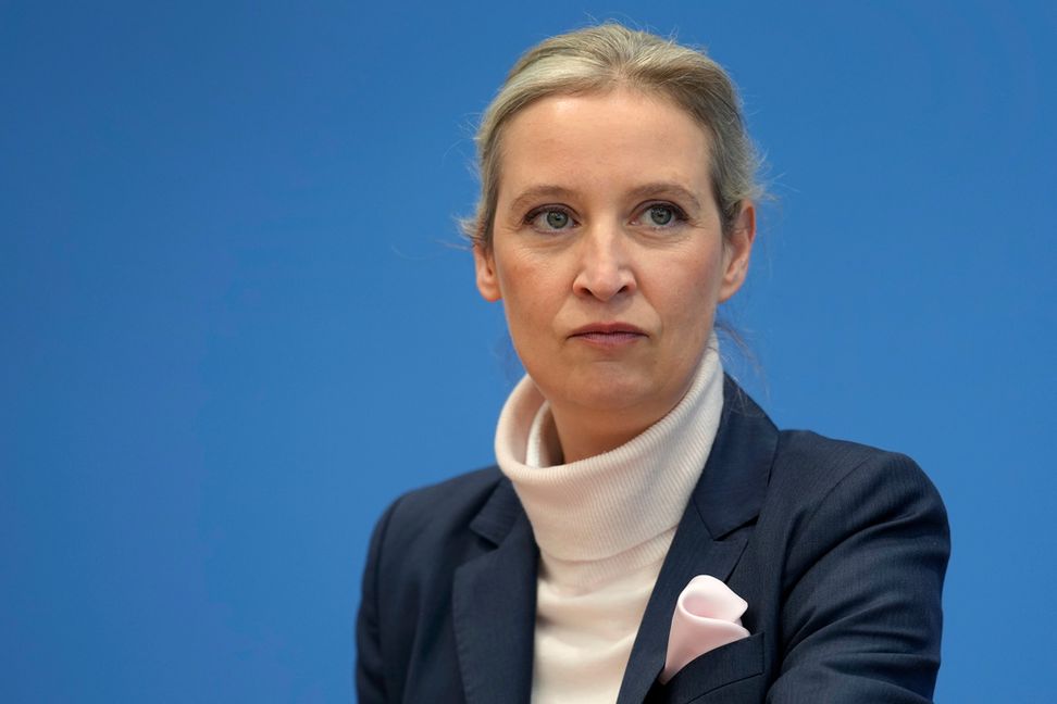 Alice Weidel, en av Alternativ för Tysklands två partiordförande. Arkivbild. Foto: Markus Schreiber/AP/TT