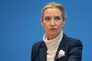 Alice Weidel, en av Alternativ för Tysklands två partiordförande. Arkivbild. Foto: Markus Schreiber/AP/TT