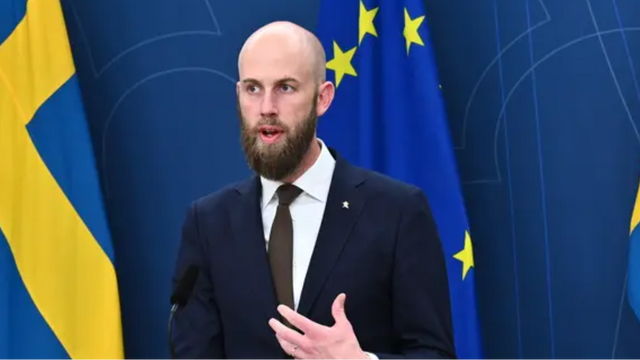 Minister för civilt försvar, Carl-Oskar Bohlin (M). Foto: Claudio Bresciani/TT