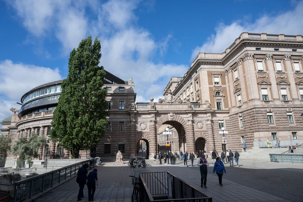 Riksdagshuset i Stockholm var målet för terrorplanerna, enligt åtalet. Arkivbild. Fredrik Sandberg /TT