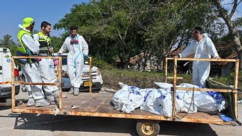 Kvarlevor efter 7 oktober-attacken omhändertas. Bild: Kobi Gideon/Government Press Office of Israel/CC BY-SA 3.0