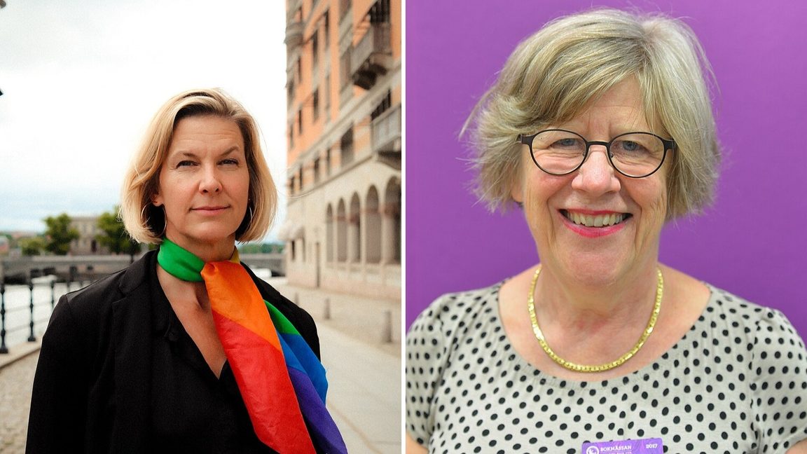 Nina Larsson och Agnes Wold. Foto: Lowelilliehorn/, Astrid Eriksson Tropp CC BY 4.0