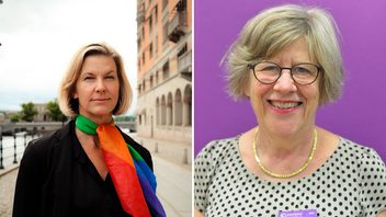 Nina Larsson och Agnes Wold. Foto: Lowelilliehorn/, Astrid Eriksson Tropp CC BY 4.0