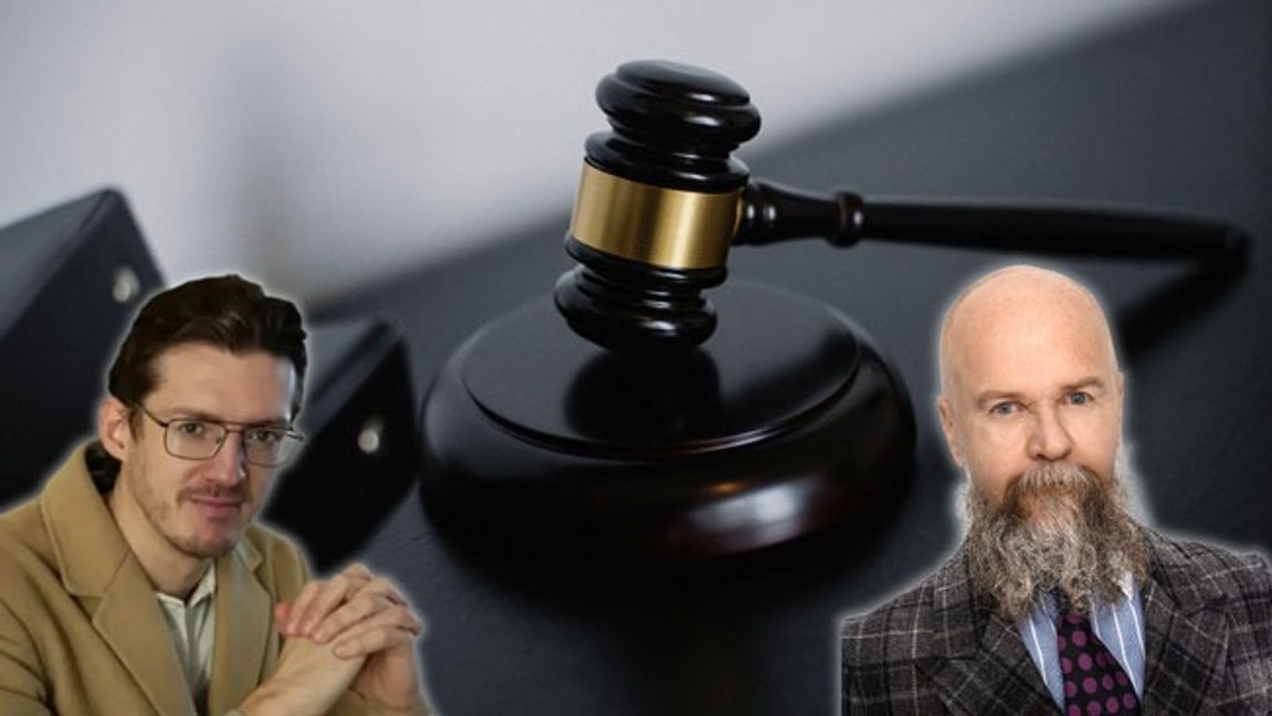 Jakob Sjölander och Alexander Bard menar att den nya lagen mot psykiskt våld kan ge rättssäkerheten nådastöten. Foto: Privat/Niklas Palmklint/Pexels.