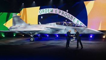 Saab har premiärvisat nya Gripen F. Foto: Pressbild Saab