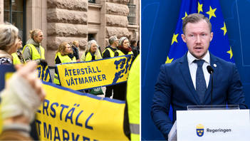  Pontus Andersson Garpvall (SD) är trött på klimataktivister som blockerar ambulanser och flyg samt allmänt påverkar infrastruktur. Foto: Samuel Steén/Jakob Åkersten Brodén/TT