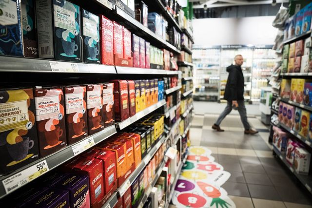 Inflationen steg i januari. Arkivbild. Anna Tärnhuvud/SVD/TT