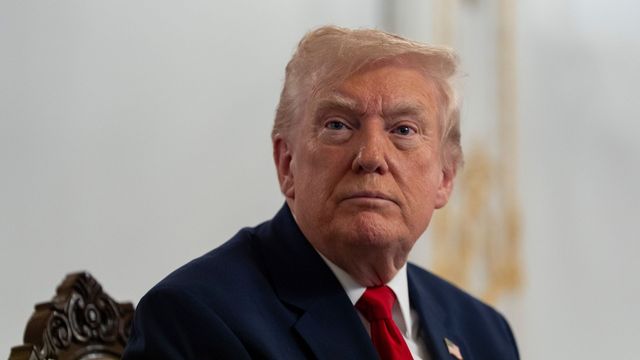 Alla asylbeslut stoppas i USA. President Donald Trump tidigare i veckan. Foto: Alex Brandon/AP/TT