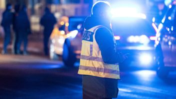 Två har anhållits efter ett bombfynd i en källare.
Foto: Johan Nilsson/TT