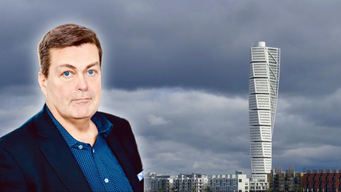 Anders Olin är ordförande för SD i Malmö. Foto: Pressbild / Faksimil Swedentips (montage)