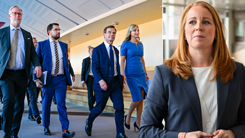 Högerpartierna är överens om sitt förslag till regering. Foto: Jonas Ekströmer/Anders Wiklund/TT