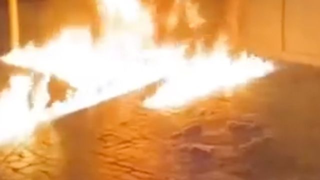 Armeniens enda synagoga har vandaliserats. Foto: X