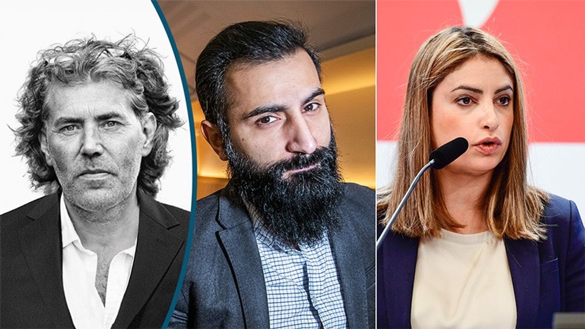 Hanif Bali och Nooshi Dadgostar – lyckade svensk-iranska rikspolitiker. Foto: Karl Gabor / Tomas Oneborg/SvD/TT / Paul Wennerholm/TT