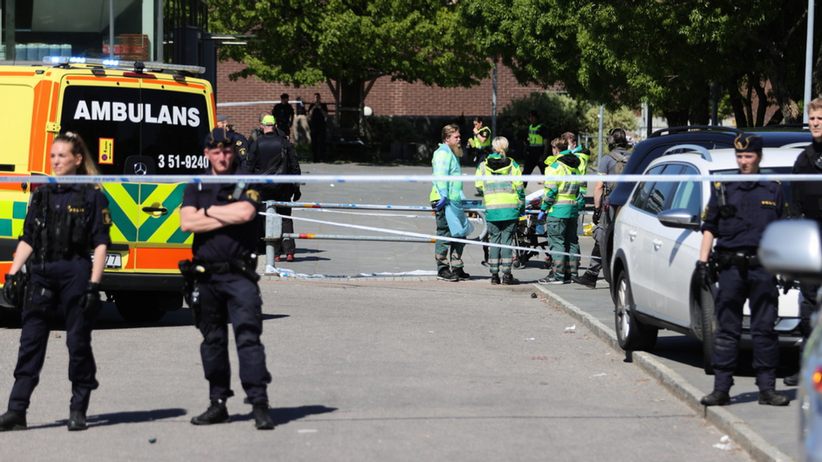 En man sköts i söndags ihjäl i Hjällbo, Göteborg. Foto: TT.