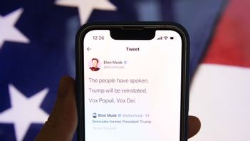 Elon Musk öppnade åter Trumps konto på Twitter. Formuleringarna har väckt debatt eftersom de kan tolkas politiskt också. Foto: Mega/TT