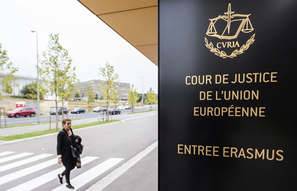 EU:s domstol i Luxemburg. Arkivbild. Foto: Geert Vanden Wijngaert/AP/TT