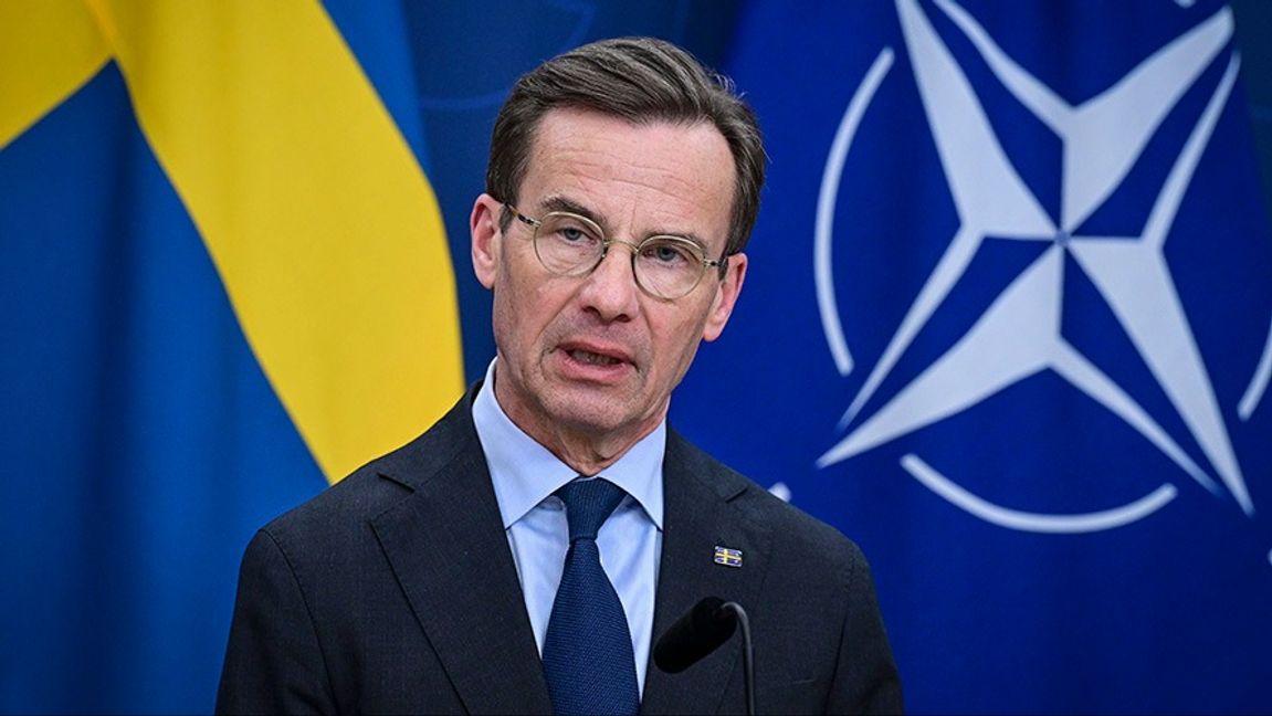 Statsminister Ulf Kristersson (M). Foto: Jonas Ekströmer/TT