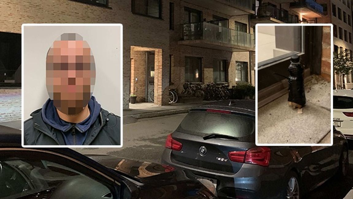 I augusti placerades en hemmagjord bomb ut vid en port i Uppsala. Bild: Polisen