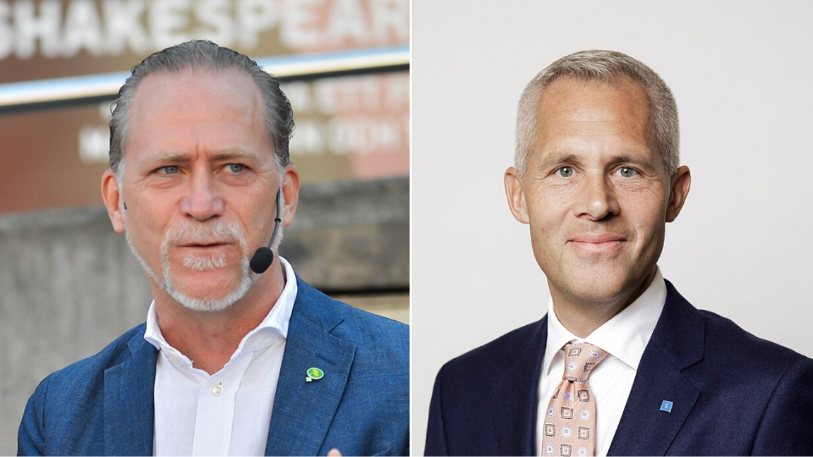 Daniel Helldén (MP) och Kjell-Arne Ottesson (KD) är oense om hur värdefull skog ska skyddas. Foto: Frankie Fouganthin/Gategutten, CC BY-SA 4.0, via Wikimedia Commons