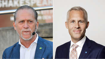 Daniel Helldén (MP) och Kjell-Arne Ottesson (KD) är oense om hur värdefull skog ska skyddas. Foto: Frankie Fouganthin/Gategutten, CC BY-SA 4.0, via Wikimedia Commons