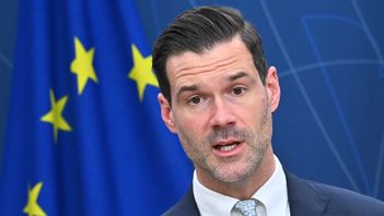 Migrationsminister Johan Forssell (M). Foto: Claudio Bresciani/TT