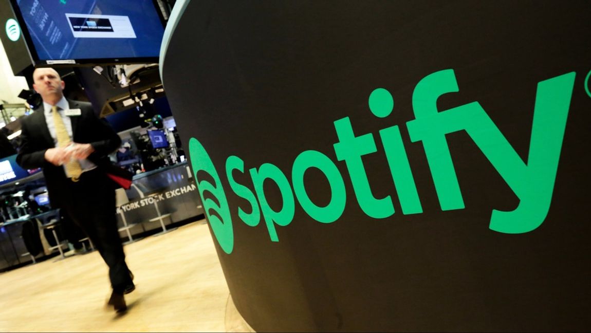 Spotify drar ner personalstyrkan kraftigt. Arkivbild Foto: RICHARD DREW AP/TT