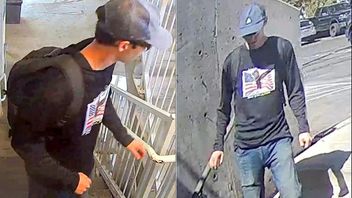 Bilder släppta av FBI i jakten på Charlie Kirks mördare. Foto: FBI/Handout via AFP/TT