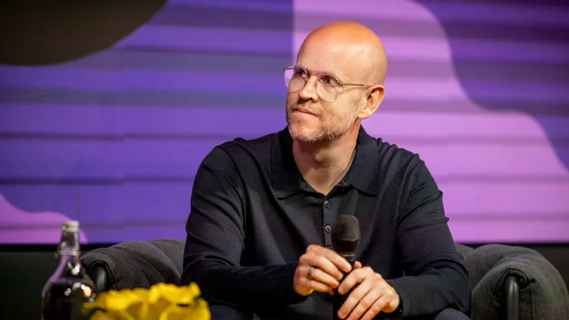 Spotifys vd tillika grundare Daniel Ek. Foto: Joakim Ståhl/SvD/TT