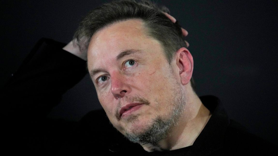 Elon Musk, här i London i november 2023. Arkivbild. Foto: KIRSTY WIGGLESWORTH/AP/TT