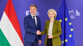 Péter Magyar och Ursula von der Leyen. Foto: CC BY 4.0/Wikimedia Commons