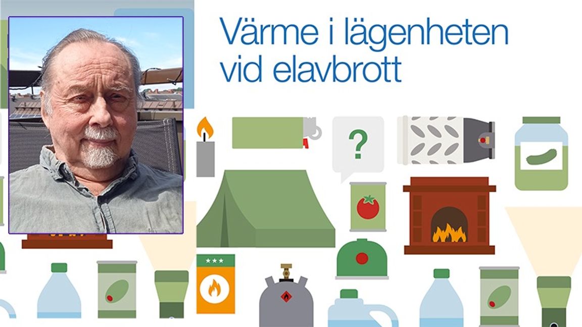 Dagens debattör Leif Stern vill att vi förbereder oss för en vinter med elavbrott. Foto: Privat / Skärmavbild Energimyndigheten