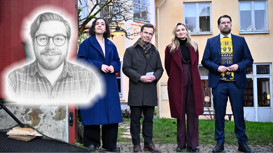 SD- regeringen. Förlåt – Tidö-regeringen, menar jag... Foto: Christine Olsson/TT