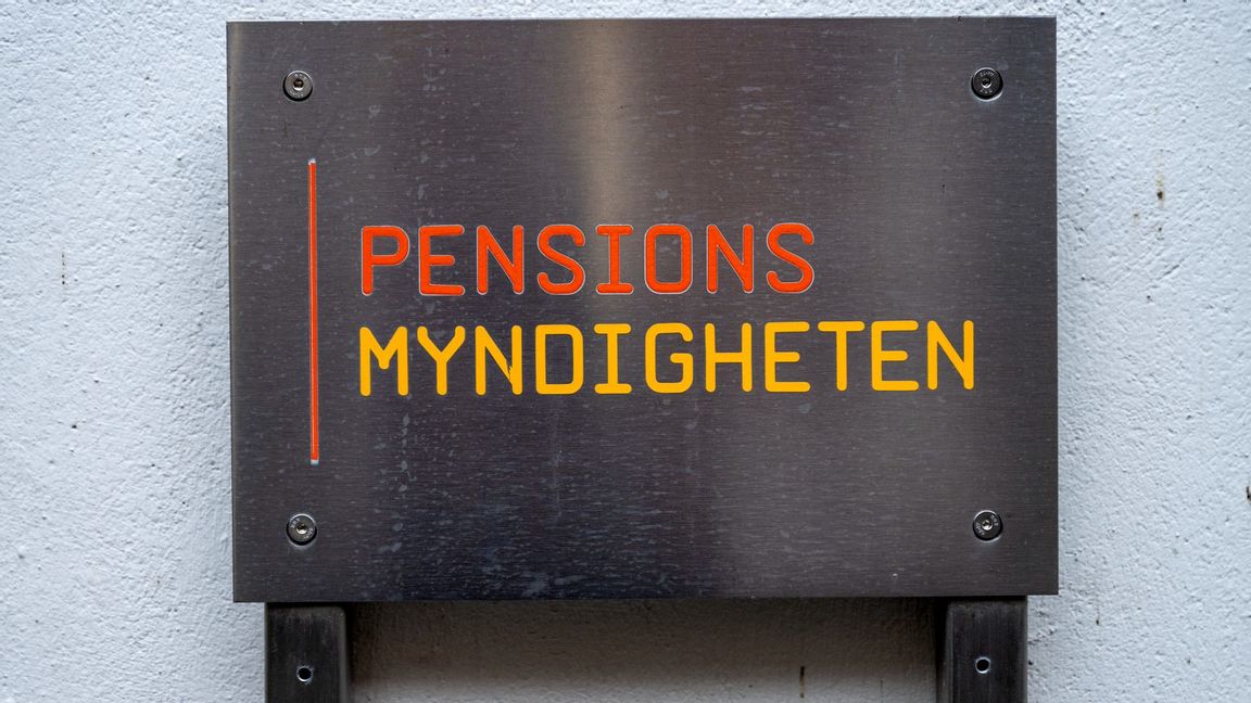  Pensionsmyndigheten. Logga. Foto: Pontus Lundahl / TT 