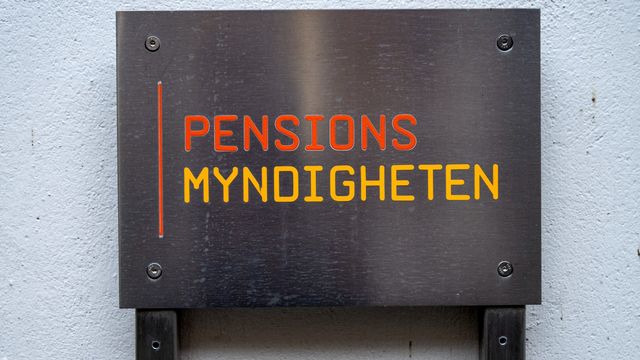  Pensionsmyndigheten. Logga. Foto: Pontus Lundahl / TT 