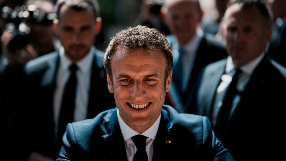 Emmanuel Macron går mot storseger i franska valet. Foto: Thibault Camus