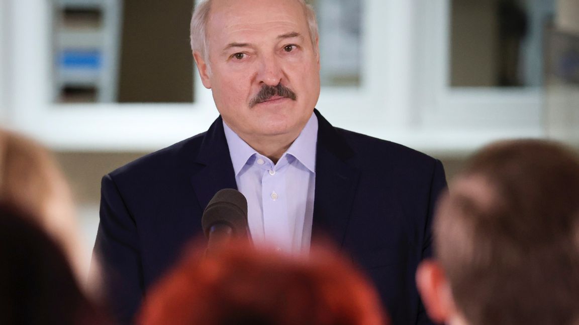 Maxim Guchek/AP/TT
Belarus president Aleksandr Lukasjenko. Arkivbild.