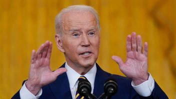 Joe Biden höll pressträff natten mot torsdag svensk tid. Foto: Susan Walsh/AP