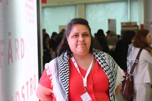 Lorena Delgado Varas vägrar att lämna sin riksdagsplats. Arkivbild. Anna Hållams / TT