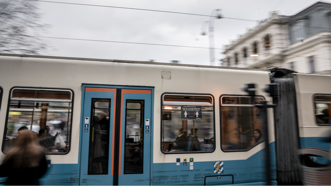 En man utsattes för ett rånförsök med pistol i Göteborg under onsdagskvällen. Foto: Björn Larsson Rosvall /TT