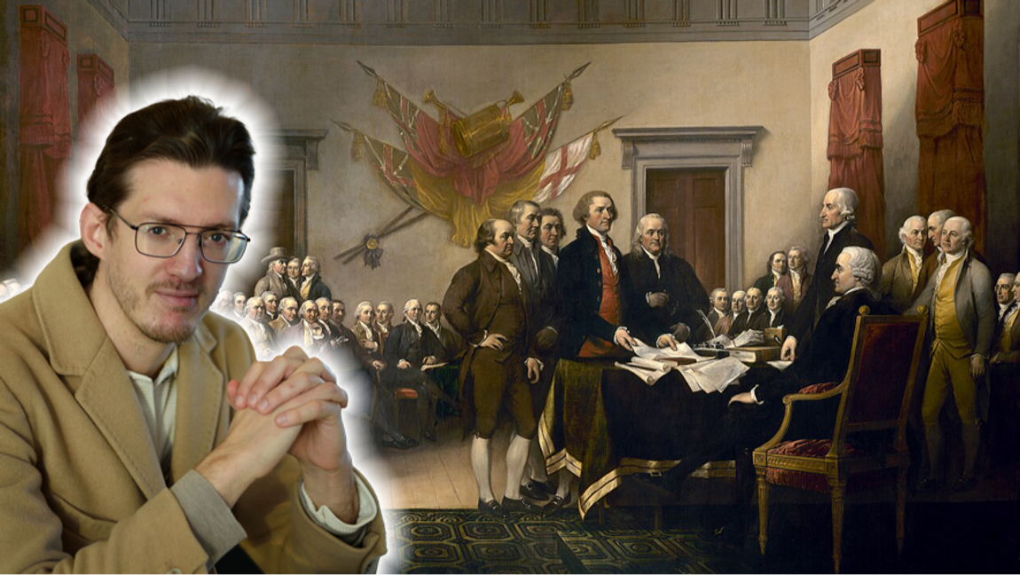 Friheten har sju ingredienser. Foto: John Trumbulls ”Declaration of Independence”, Public domain, via Wikimedia foundation