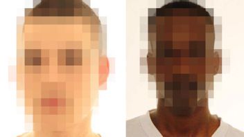 De två männen som misstänks ha mördat en man i Gävle. Foto: Polisen