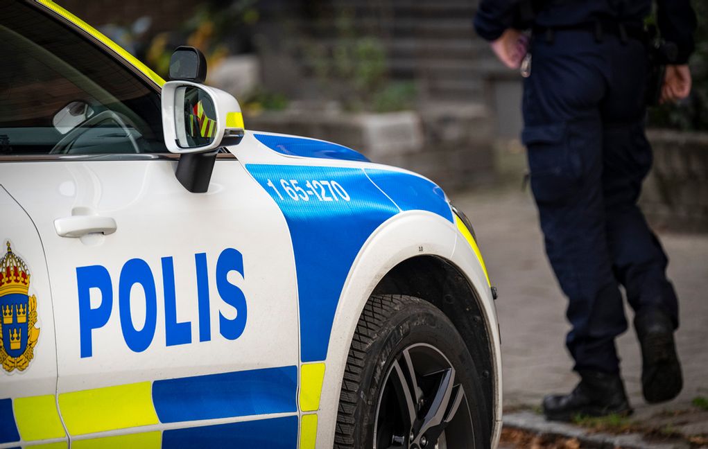 Polisen kunde gripa mannen efter att han av en slump hade stoppats i en poliskontroll. Arkivbild. Foto: Johan Nilsson/TT