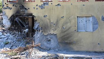 Skadad byggnad i kibbutzen Be’eri i Israel efter Hamas attack den 7 oktober 2023. Foto: Kobi Gideon/CC BY-SA 3.0