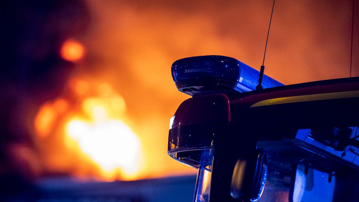 Kor brann inne i ladugårdsbrand. Arkivbild. Foto: Johan Nilsson/TT