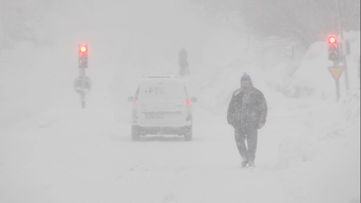 Ett oväder med snö, regn och hårda vindar har dragit in över norra Sverige. Arkivbild. Foto: Mats Andersson/TT